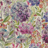 Voyage Maison Hydrangea Printed Cotton Fabric in Natural