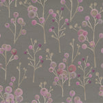 Voyage Maison Ichiyo Blossom Printed Cotton Fabric in Violet