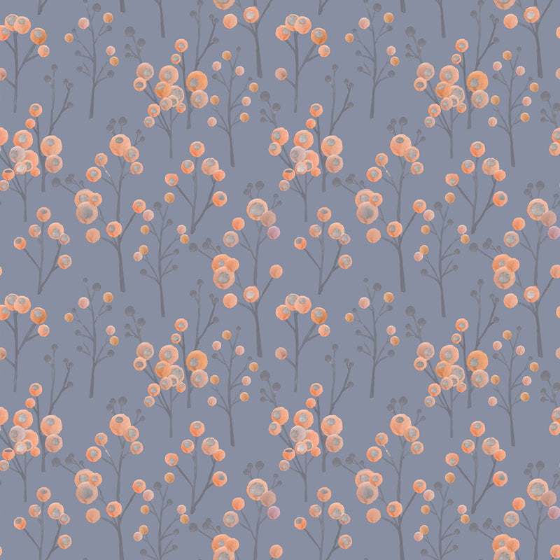 Voyage Maison Ichiyo Blossom 1.4m Wide Width Wallpaper in Cobalt