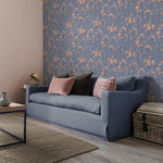 Voyage Maison Ichiyo Blossom 1.4m Wide Width Wallpaper in Cobalt