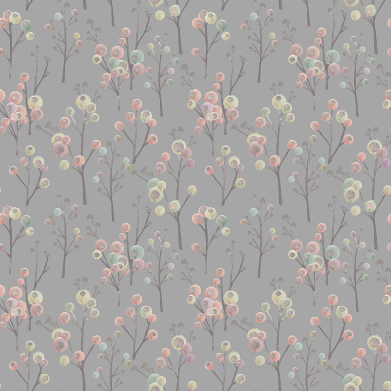 Voyage Maison Ichiyo Blossom 1.4m Wide Width Wallpaper in Granite