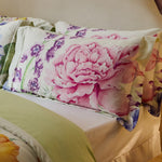 Floral Pink Bedding - Idalia Printed Duvet Cover Set Multicolour Voyage Maison