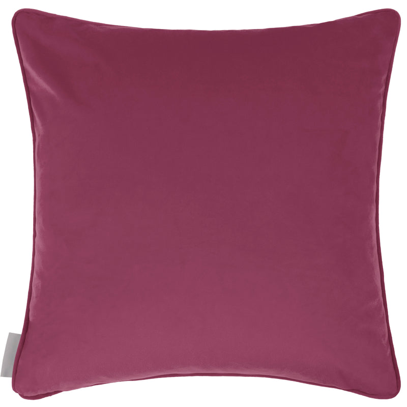 Floral Pink Cushions - Idalia Printed Piped Cushion Cover Fuchsia Voyage Maison