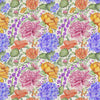 Floral Pink Fabric - Idalia Printed Cotton Fabric (By The Metre) Fuchsia Voyage Maison