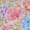 Floral Pink Fabric - Idalia Printed Cotton Fabric (By The Metre) Heather Voyage Maison