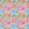 Floral Pink Fabric - Idalia Printed Cotton Fabric (By The Metre) Heather Voyage Maison