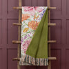 Floral Multi Throws - Idalia Printed Fringe Throw Fuschia Voyage Maison