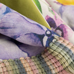 Floral Multi Throws - Idalia Printed Fringe Throw Fuschia Voyage Maison