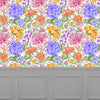 Floral Pink Wallpaper - Idalia  1.4m Wide Width Wallpaper (By The Metre) Fuchsia Voyage Maison