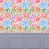 Floral Pink Wallpaper - Idalia  1.4m Wide Width Wallpaper (By The Metre) Heather Voyage Maison