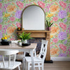 Floral Green Wallpaper - Idalia  1.4m Wide Width Wallpaper (By The Metre) Sage Voyage Maison