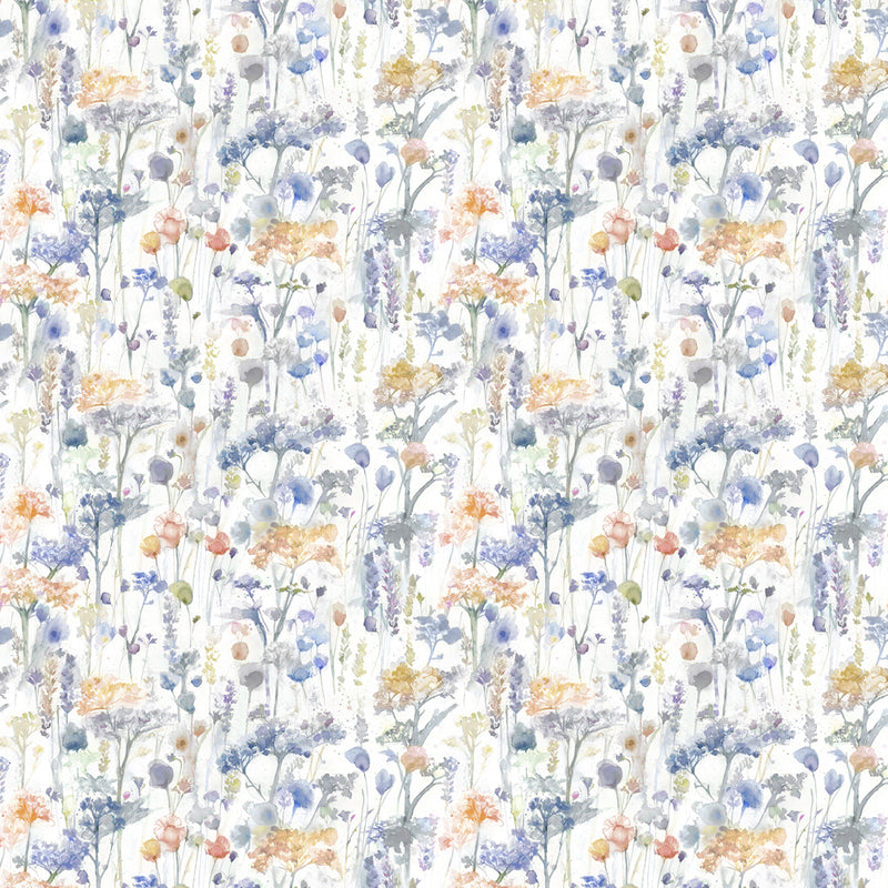 Voyage Maison Ilinizas Printed Cotton Fabric in Clementine Natural