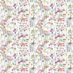 Voyage Maison Ilinizas Printed Cotton Fabric in Poppy Natural