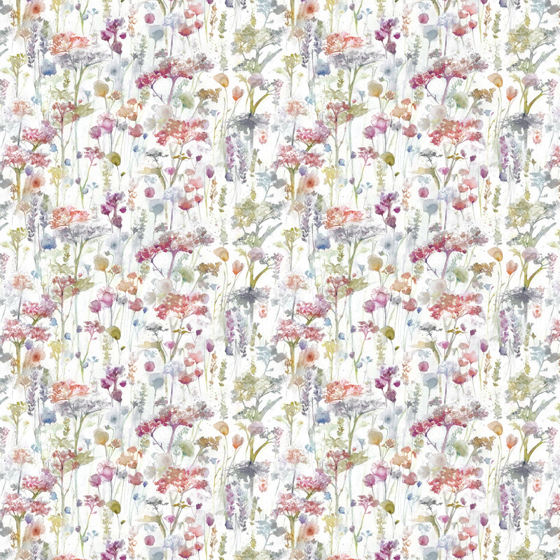 Voyage Maison Ilinizas Floral Printed Oil Cloth Fabric (By The Metre) in Poppy