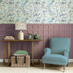 Voyage Maison Ilinizas 1.4m Wide Width Wallpaper in Violet