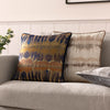 Abstract Grey Cushions - Inca Jacquard Cushion Cover Steel Grey Evans Lichfield