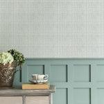 Voyage Maison Indra 1.4m Wide Width Wallpaper in Aqua