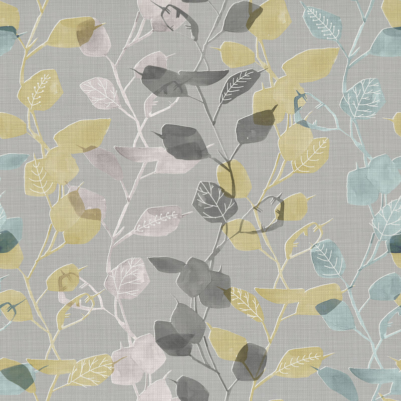 Voyage Maison Innes Printed Cotton Fabric in Granite