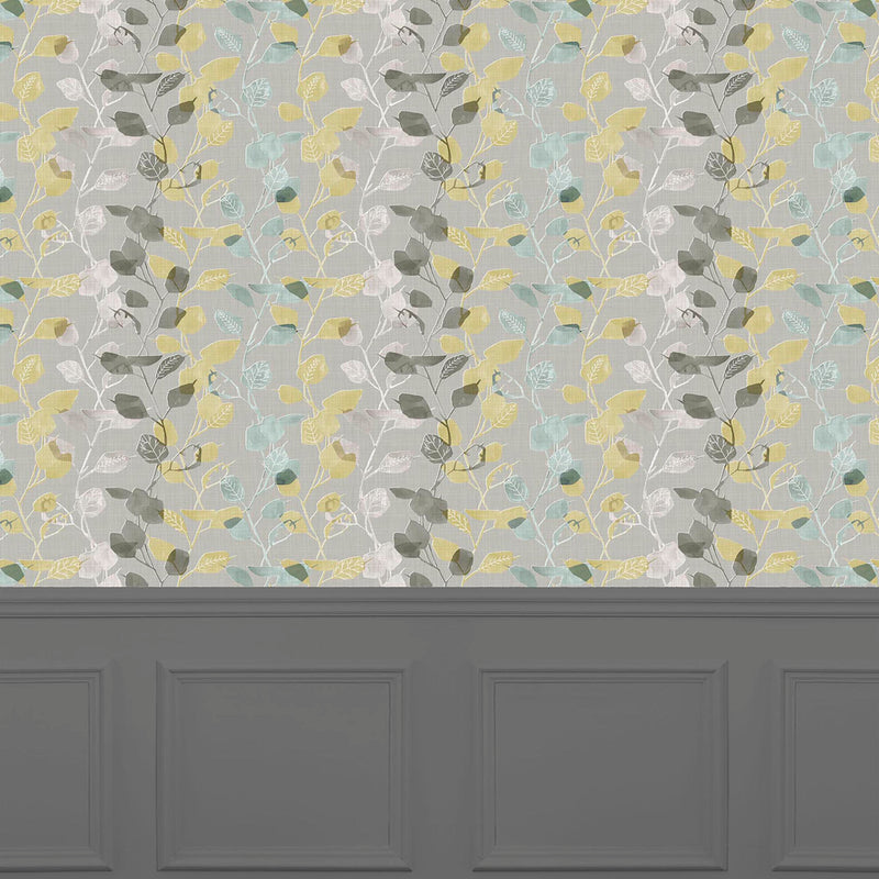 Voyage Maison Innes 1.4m Wide Width Wallpaper in Granite