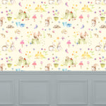 Voyage Maison In The Garden 1.4m Wide Width Wallpaper in Lemon