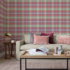 Voyage Maison Iona 1.4m Wide Width Wallpaper in Raspberry