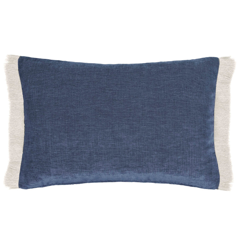 Plain Blue Cushions - Isernia  Cushion Cover Denim Additions