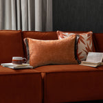 Plain Orange Cushions - Isernia  Cushion Cover Rust Additions