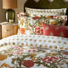 Floral Multi Bedding - Ishana Reversible Floral Duvet Cover Set Russet Seventy Three