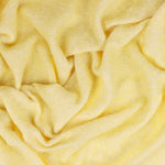 Plain Butter Yellow Throws - Isla Woven Tasselled Throw Butter Yellow Wylder