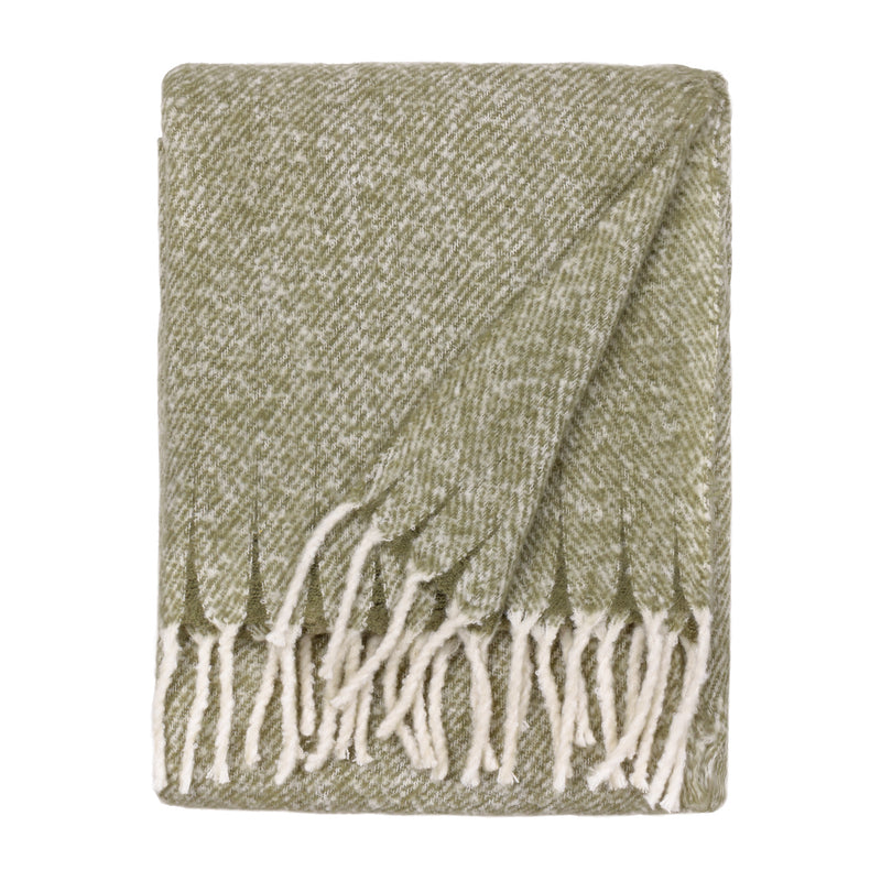  Throws - Isla  Throw Green Wylder