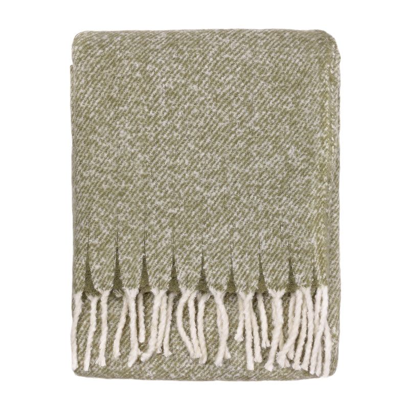  Throws - Isla  Throw Green Wylder