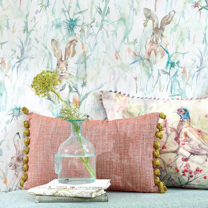 Voyage Maison Jack Rabbit 1.4m Wide Width Wallpaper in Fern