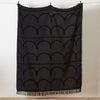 furn. Jakarta Tufted Throw in Black