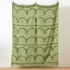 furn. Jakarta Tufted Throw in Moss Green