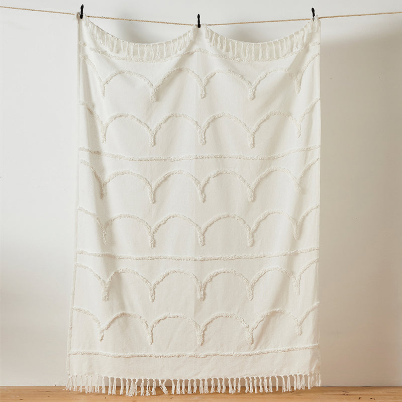 furn. Jakarta Tufted Throw in Natural