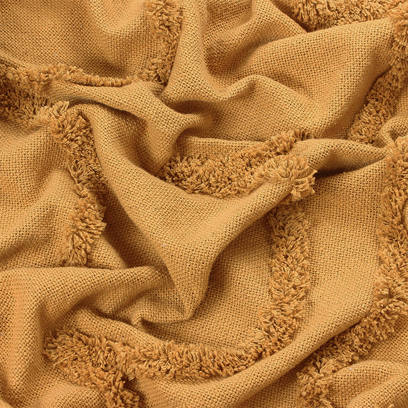 furn. Jakarta Tufted Throw in Ochre