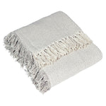 Geometric Cream Throws - Jasper Herringbone Throw Feather Furn