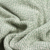 Striped Green Throws - Jasper Herringbone Throw Sage Furn