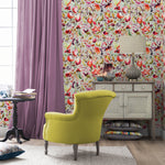 Voyage Maison Jayin 1.4m Wide Width Wallpaper in Silver