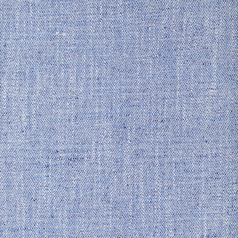 Herringbone Blue Fabric - Jedburgh Textured Woven Fabric Cobalt Voyage Maison