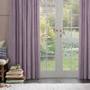 Herringbone Purple Fabric - Jedburgh Textured Woven Fabric Damson Voyage Maison