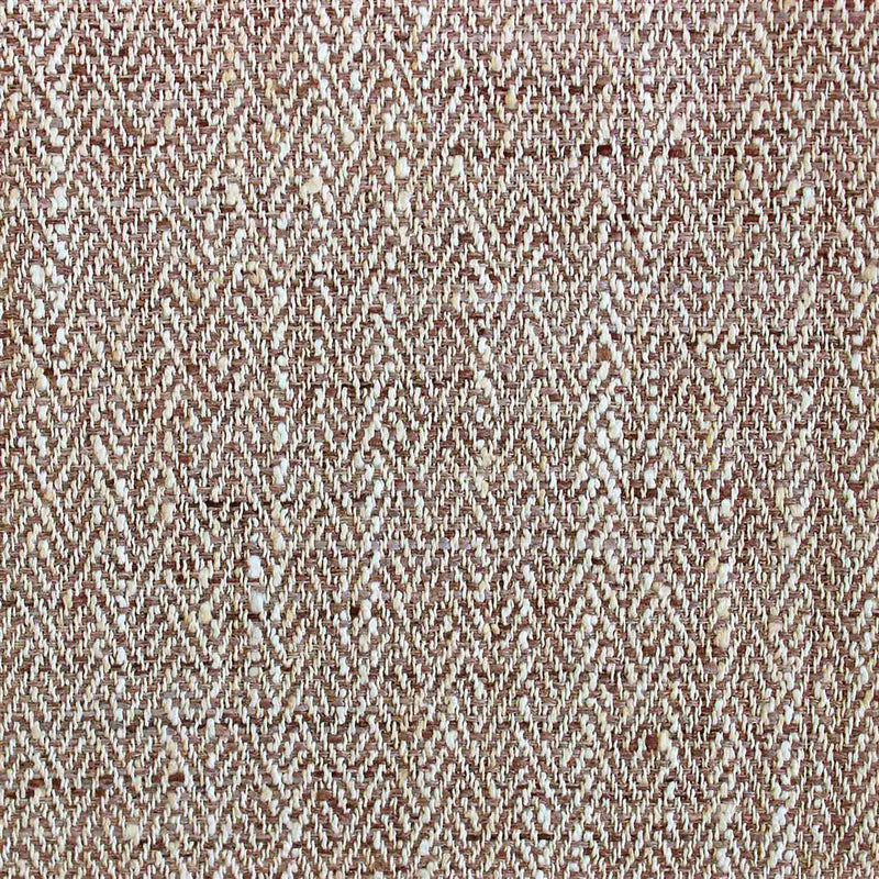 Herringbone Brown Fabric - Jedburgh Textured Woven Fabric Rust Voyage Maison