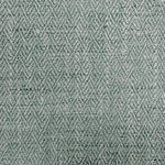 Herringbone Green Fabric - Jedburgh Textured Woven Fabric Teal Voyage Maison