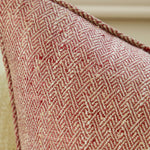  Cushions - Jedburgh Square Cushion Cover Garnet Voyage Maison