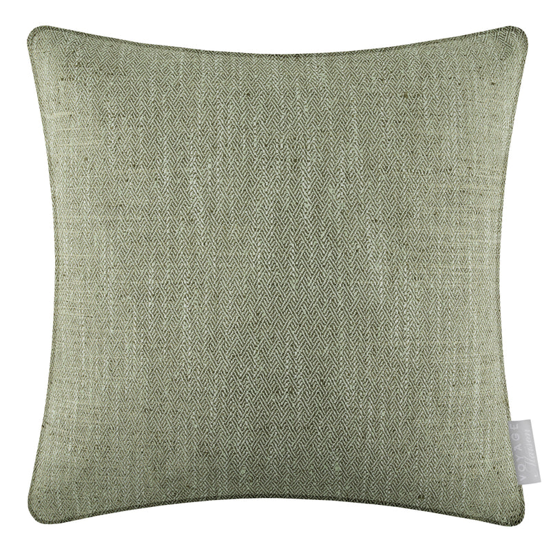  Cushions - Jedburgh Square Cushion Cover Sage Voyage Maison