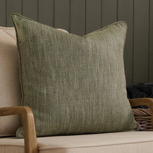  Cushions - Jedburgh Square Cushion Cover Sage Voyage Maison