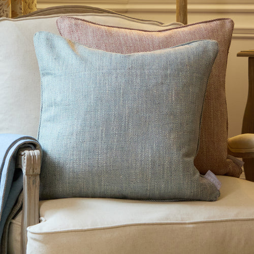  Cushions - Jedburgh Square Cushion Cover Teal Voyage Maison