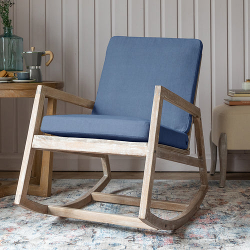 Voyage Maison Jonas Mango Wood Tivoli Chair in Blubell