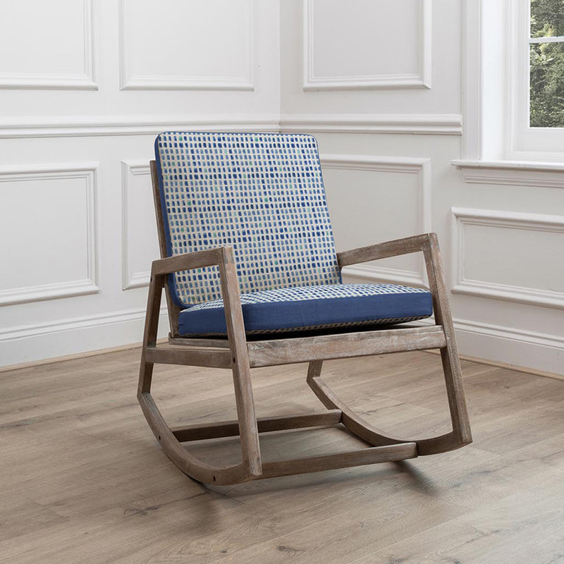 Voyage Maison Jonas Mango Wood Alma Chair in Blue