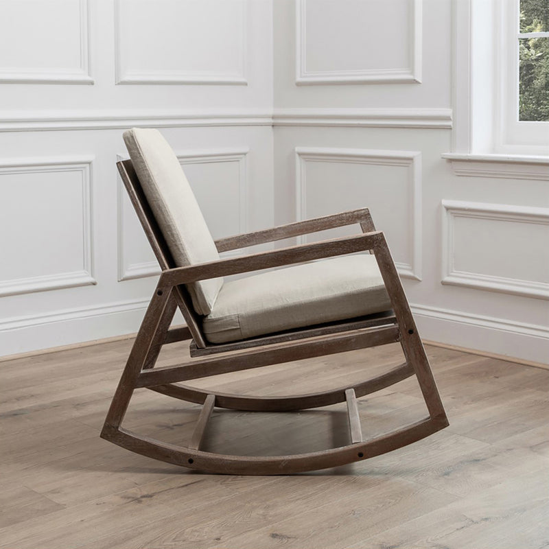 Voyage Maison Jonas Mango Wood Tivoli Chair in Linen